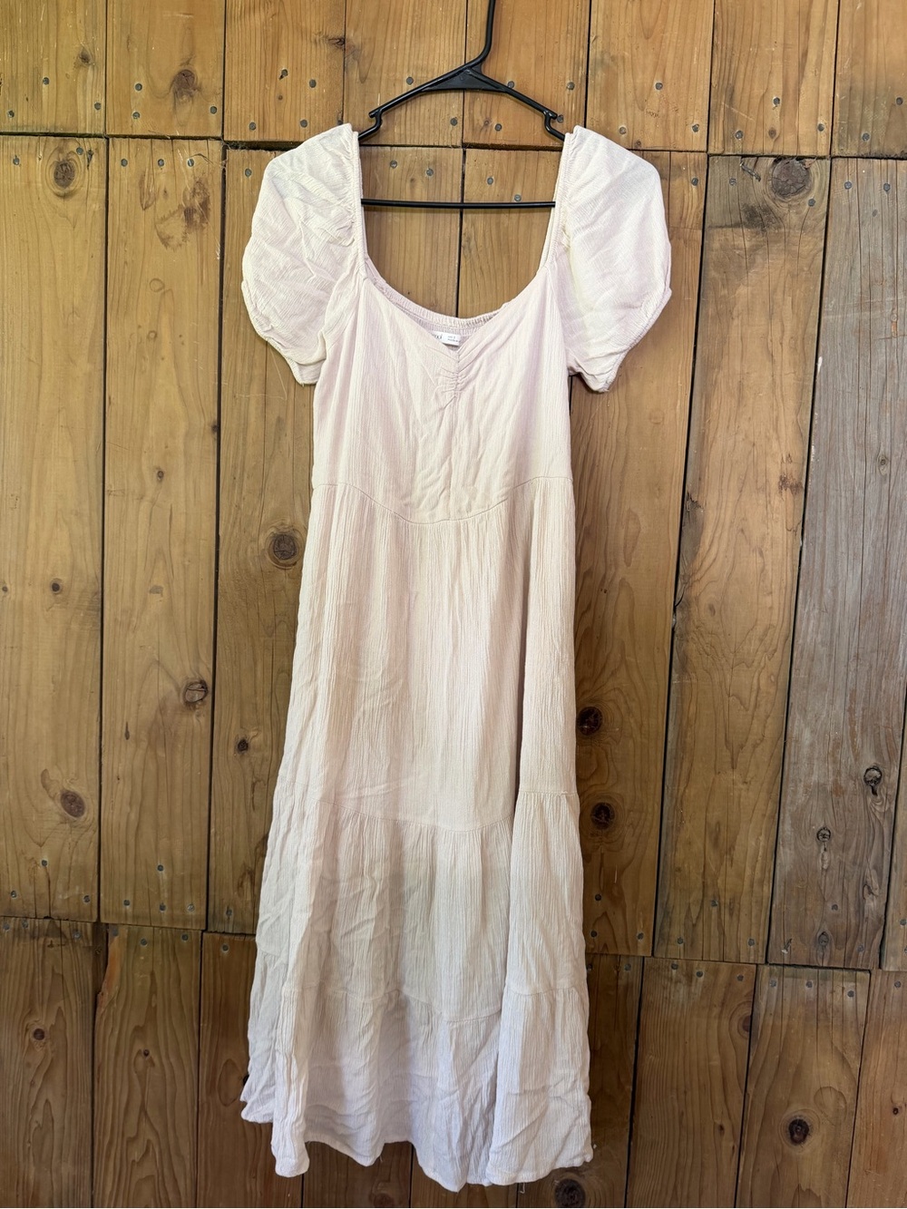 Elegant Cream cottagecore dress